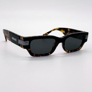 NEW VERSACE VE4465 5456/87 BROWN MOD 4465 SQUARE VE4465 545687 UNISEX SUNGLASSES